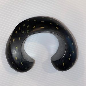 Patricia Von Musulin Modernist Wood Cuff Bracelet